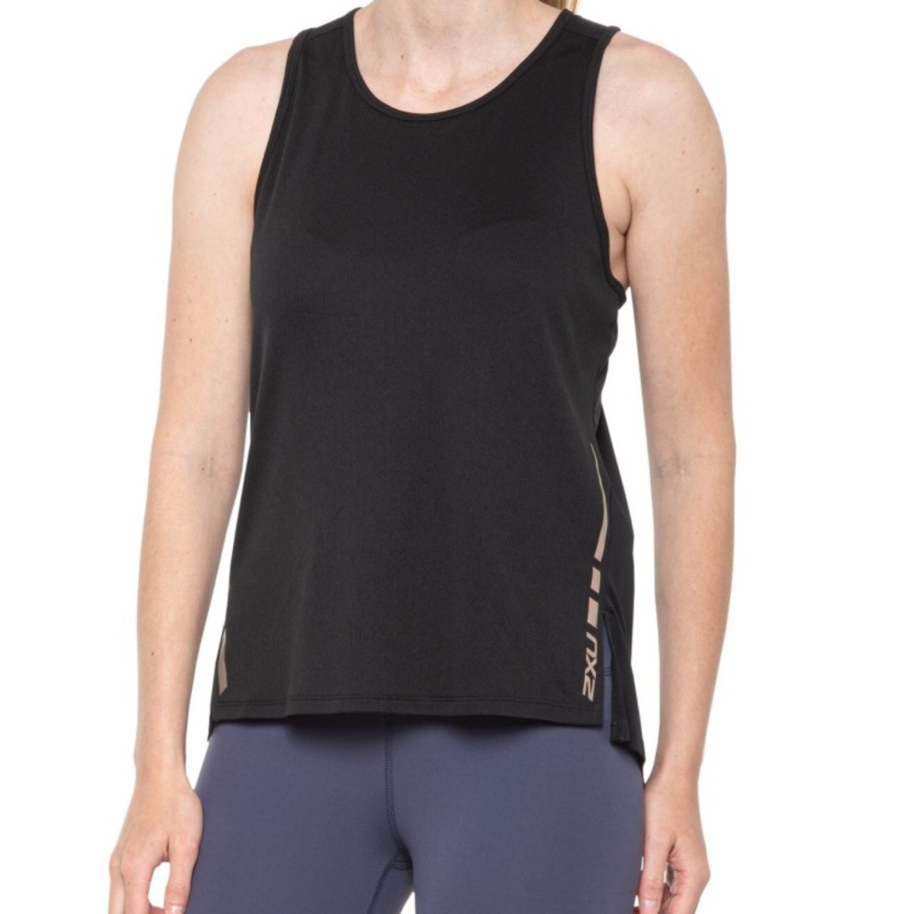 🆕 2XU XVENT G2 Racer Singlet Black Moisture wicking 628